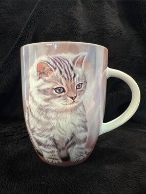 Konitz Striped Tabby "Kitten" Mug/Cup Cute Coffee/Teacup Cat Lovers Collectors